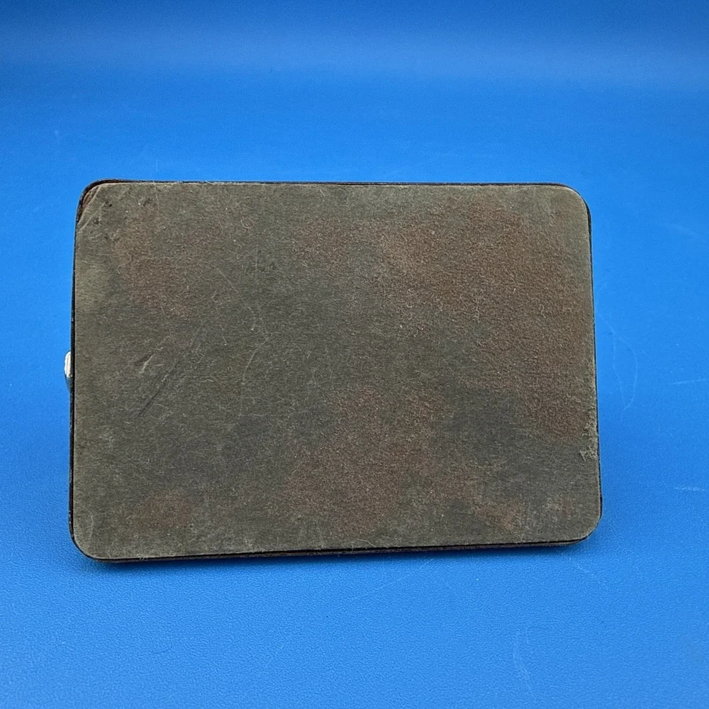 Vintage Mid-Century Vintage Brass Rolling Day Date Desk Top Calendar WORKS
